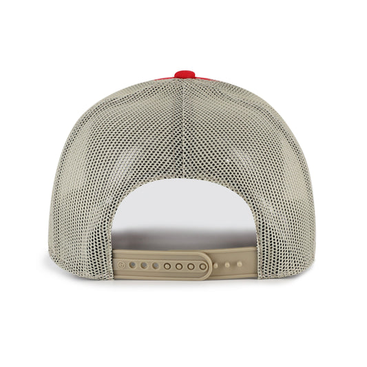 OHIO STATE BUCKEYES ARID '47 TRUCKER RED