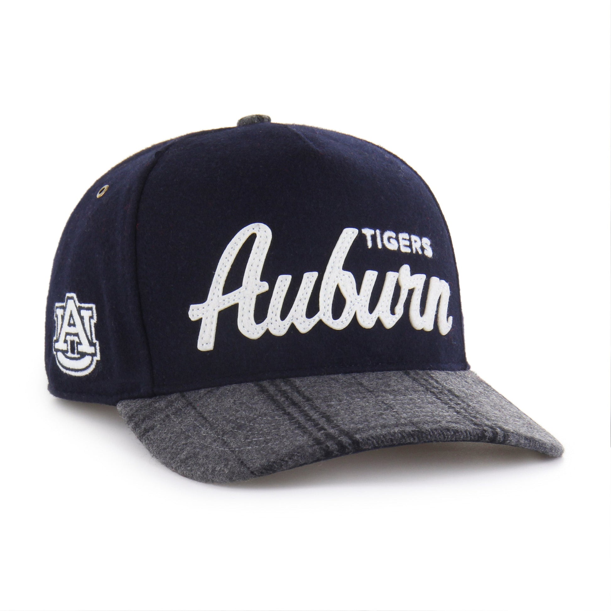 AUBURN TIGERS WINDOWPANE PLAID '47 HITCH RF RELAXED FIT NAVY