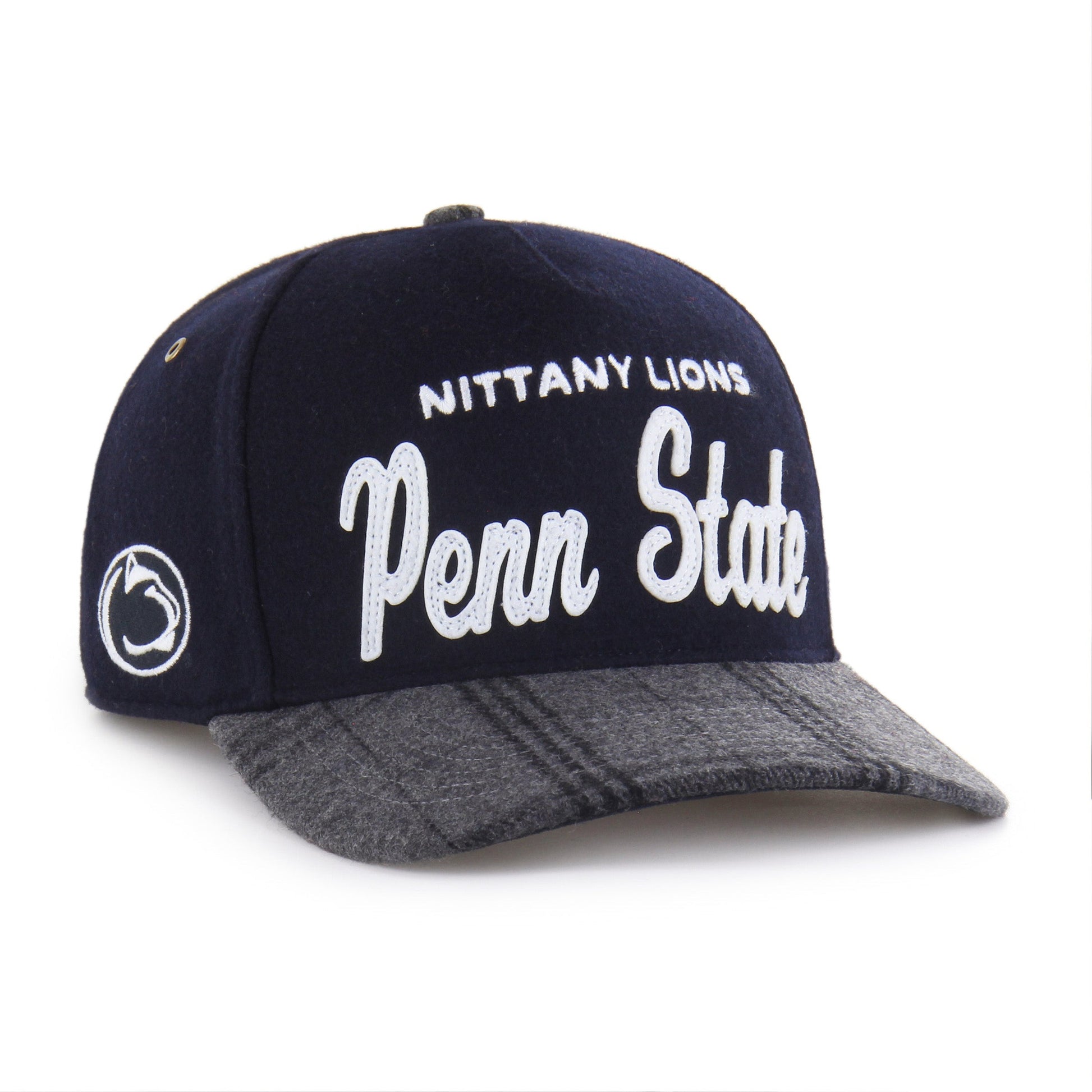 PENN STATE NITTANY LIONS WINDOWPANE PLAID '47 HITCH RF RELAXED FIT NAVY