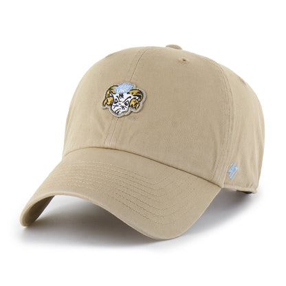 NORTH CAROLINA TAR HEELS UNC VINTAGE MICRO PATCH '47 CLEAN UP KHAKI