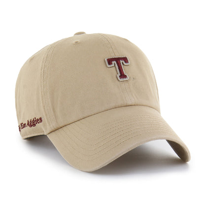 TEXAS A&M AGGIES VINTAGE MICRO PATCH '47 CLEAN UP KHAKI