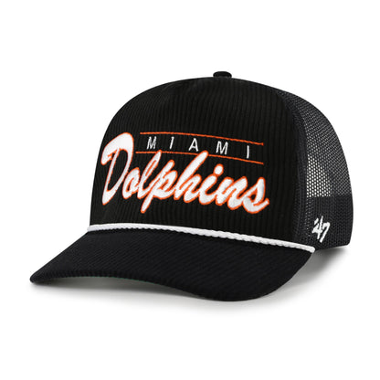 MIAMI DOLPHINS DOUBLE HEADER MESH '47 HITCH RF RELAXED FIT BLACK