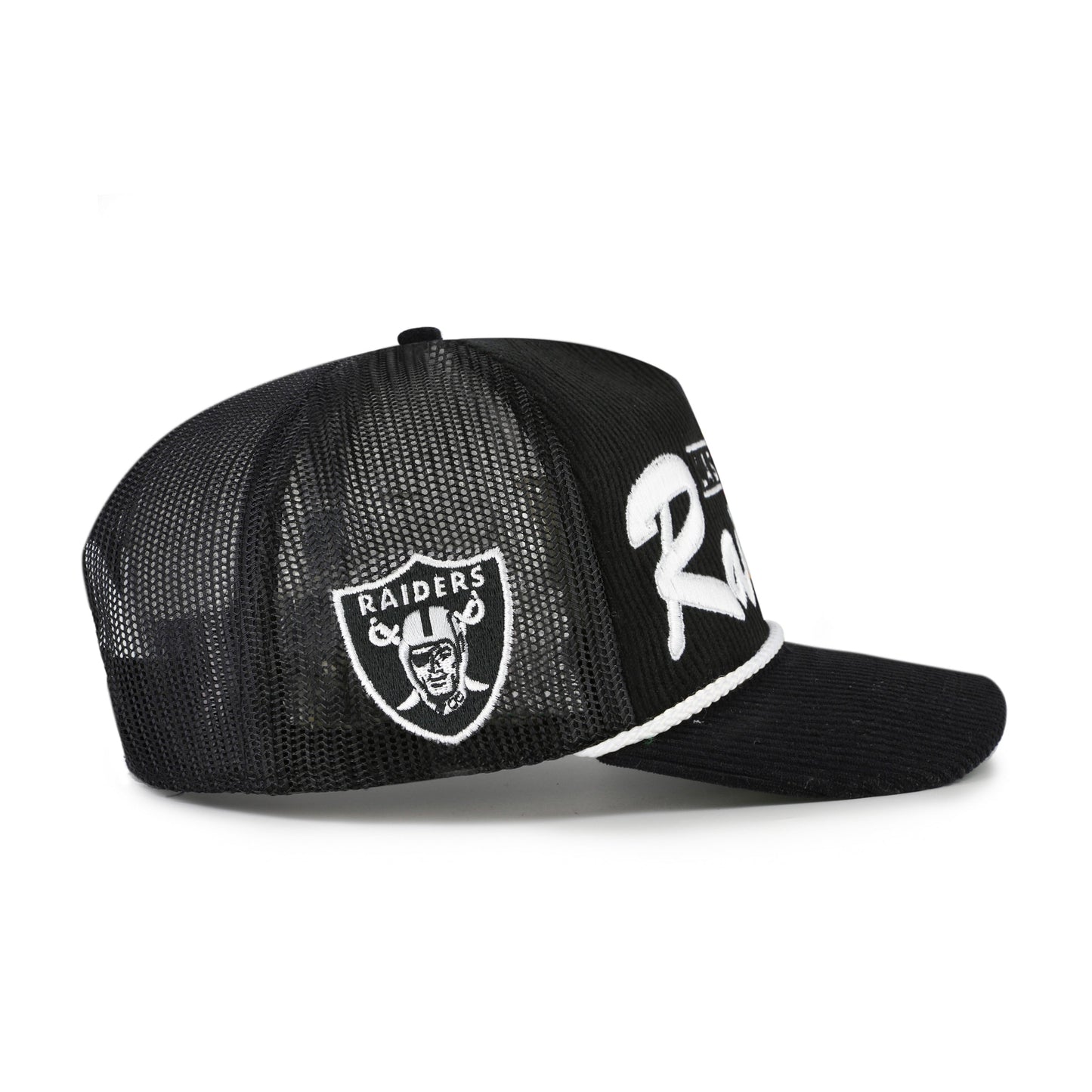 LAS VEGAS RAIDERS DOUBLE HEADER MESH '47 HITCH RF RELAXED FIT BLACK