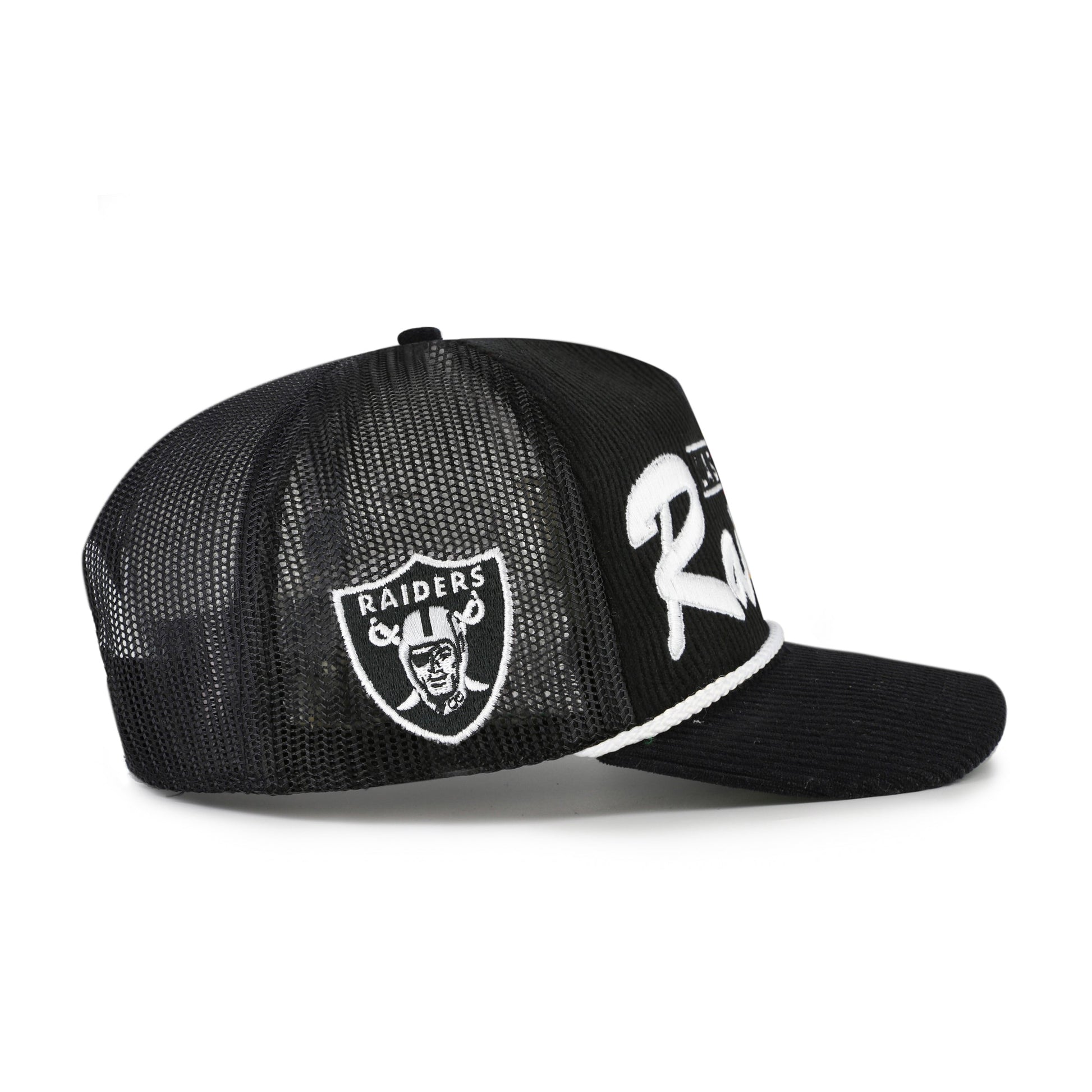 LAS VEGAS RAIDERS DOUBLE HEADER MESH '47 HITCH RF RELAXED FIT BLACK