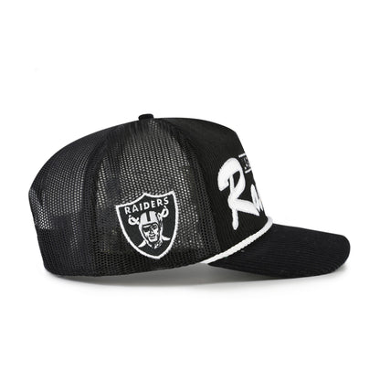 LAS VEGAS RAIDERS DOUBLE HEADER MESH '47 HITCH RF RELAXED FIT BLACK