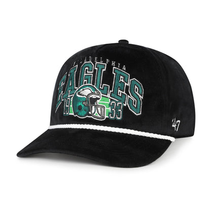 PHILADELPHIA EAGLES GO BIG '47 HITCH RF RELAXED FIT WOMENS BLACK