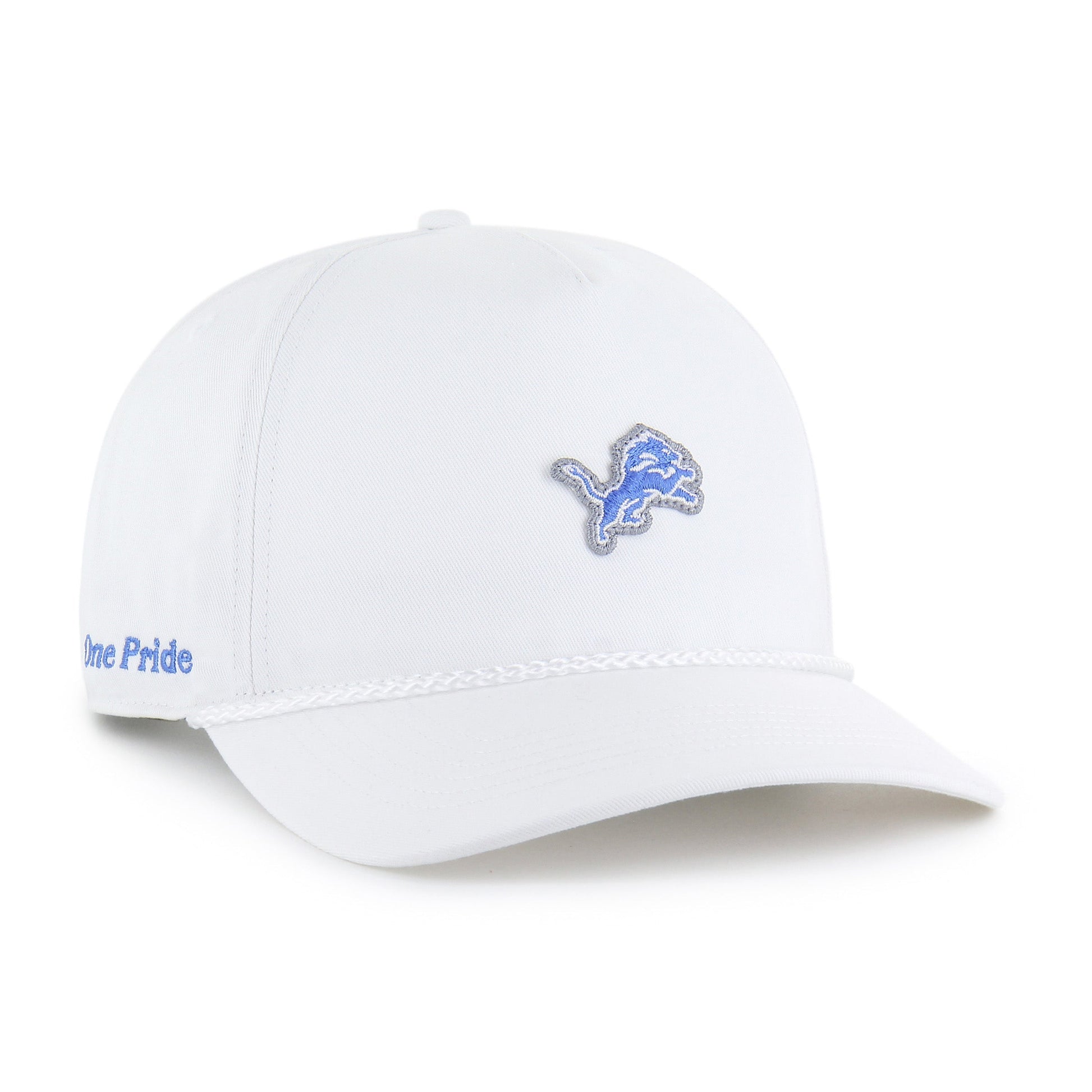 DETROIT LIONS MICRO PATCH '47 HITCH RF RELAXED FIT WHITE