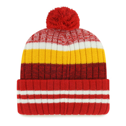 KANSAS CITY CHIEFS QUIVER '47 CUFF KNIT TORCH RED