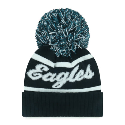 PHILADELPHIA EAGLES SPIRITED '47 CUFF KNIT WOMENS BLACK