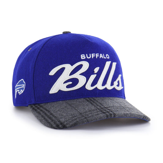 BUFFALO BILLS WINDOWPANE PLAID '47 HITCH RF RELAXED FIT ROYAL