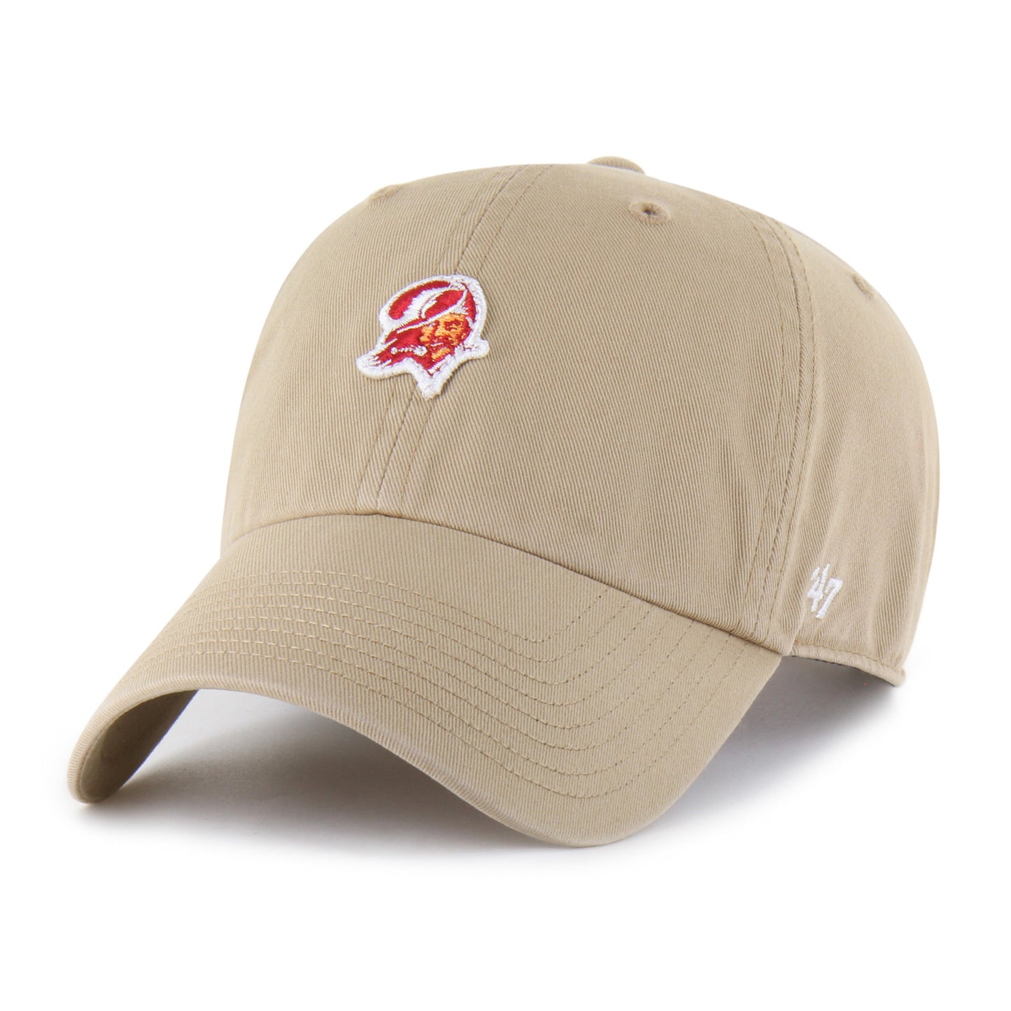 TAMPA BAY BUCCANEERS HISTORIC MICRO PATCH '47 CLEAN UP KHAKI