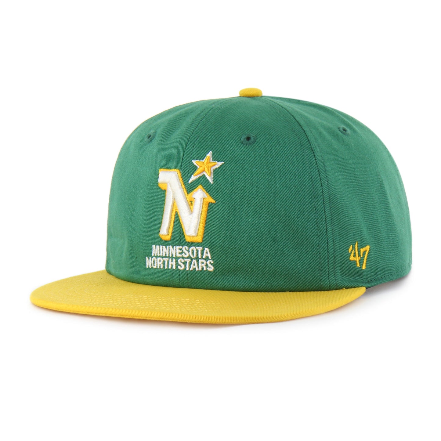 OLD TIME HOCKEY MINNESOTA NORTH STARS / DALLAS STARS VINTAGE DEBUT '47 CAPTAIN RL RELAXED FIT KELLY
