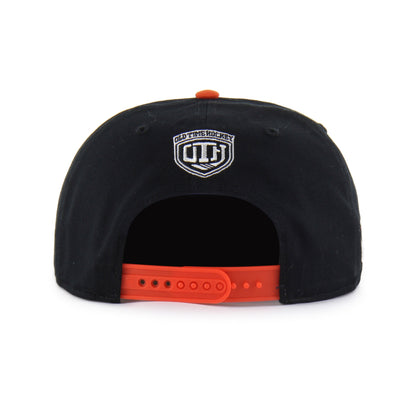 OLD TIME HOCKEY PHILADELPHIA FLYERS VINTAGE DEBUT '47 CAPTAIN RL RELAXED RELAXED FIT BLACK