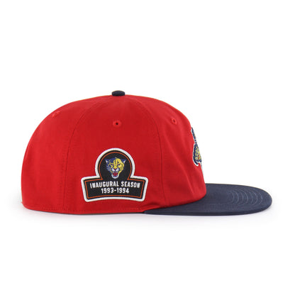 OLD TIME HOCKEY FLORIDA PANTHERS VINTAGE DEBUT '47 CAPTAIN RL RELAXED FIT RED