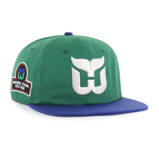 OLD TIME HOCKEY HARTFORD WHALERS VINTAGE DEBUT '47 CAPTAIN RL RELAXED FIT KELLY
