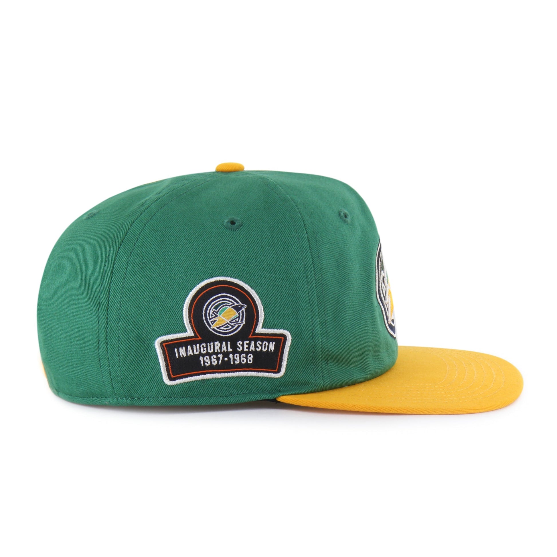 OLD TIME HOCKEY CALIFORNIA GOLDEN SEALS VINTAGE DEBUT '47 CAPTAIN RL RELAXED FIT KELLY
