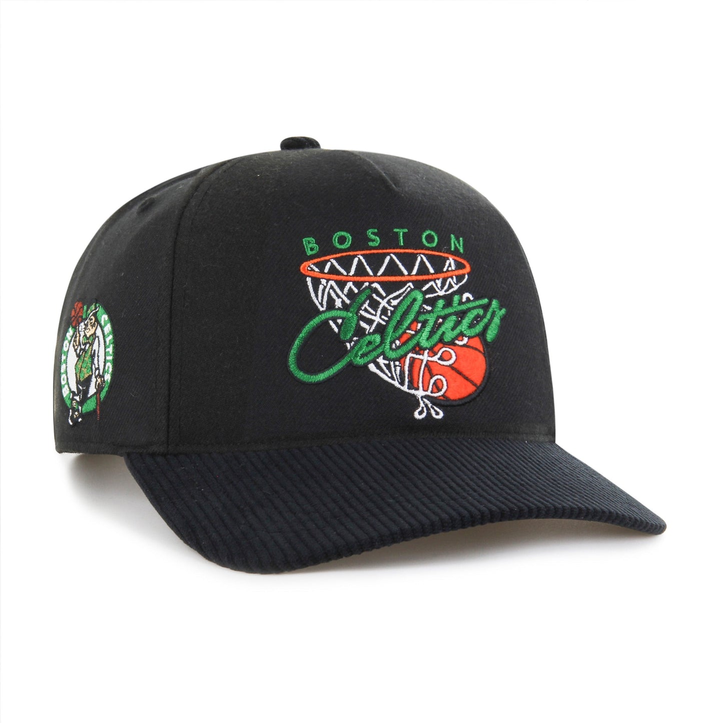 BOSTON CELTICS HOOPS CORD '47 HITCH RF RELAXED FIT BLACK