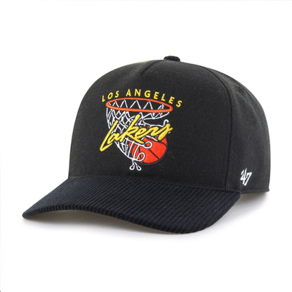 LOS ANGELES LAKERS HOOPS CORD '47 HITCH RF RELAXED FIT BLACK