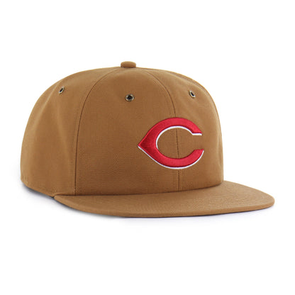 CINCINNATI REDS CARHARTT '47 CAPTAIN RL RELAXED FIT BROWN