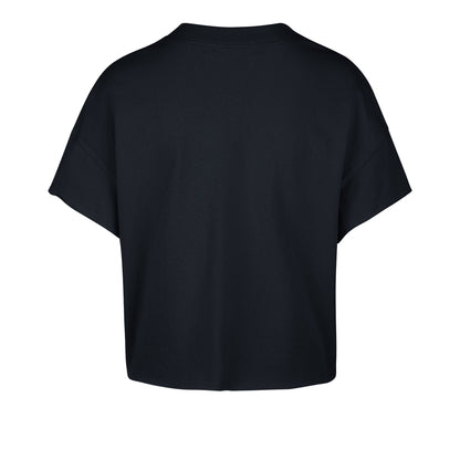 MICHIGAN WOLVERINES ELATION '47 OVERSIZED NOTCH NECK TEE WOMENS NAVY