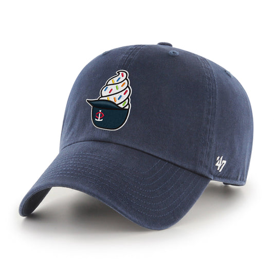 MINNESOTA TWINS ICE CREAM '47 CLEAN UP NAVY
