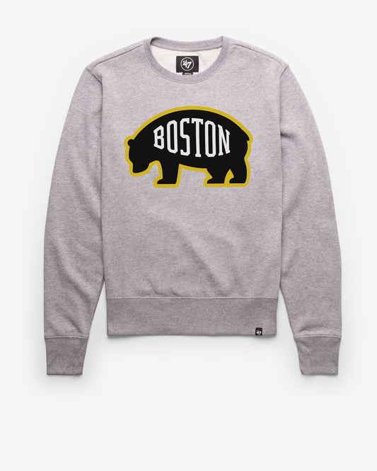 BOSTON BRUINS IMPRINT '47 HEADLINE CREW SLATE GREY