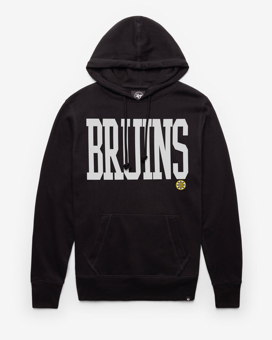 BOSTON BRUINS DIME '47 HEADLINE HOOD JET BLACK