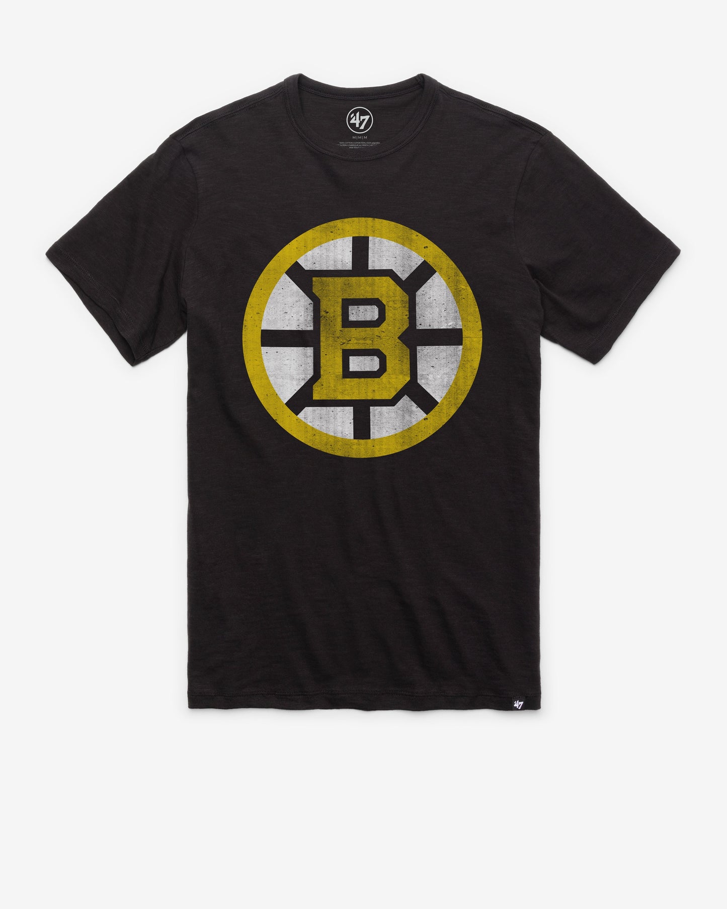 BOSTON BRUINS GRIT VINTAGE '47 SCRUM TEE JET BLACK