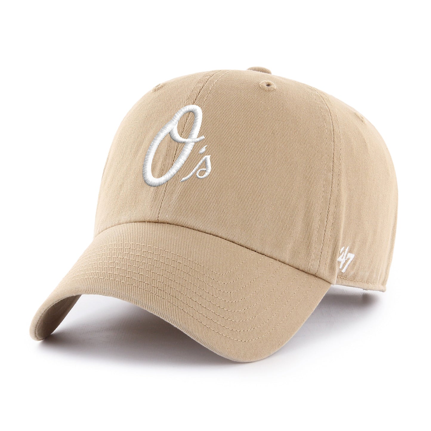 BALTIMORE ORIOLES '47 CLEAN UP KHAKI