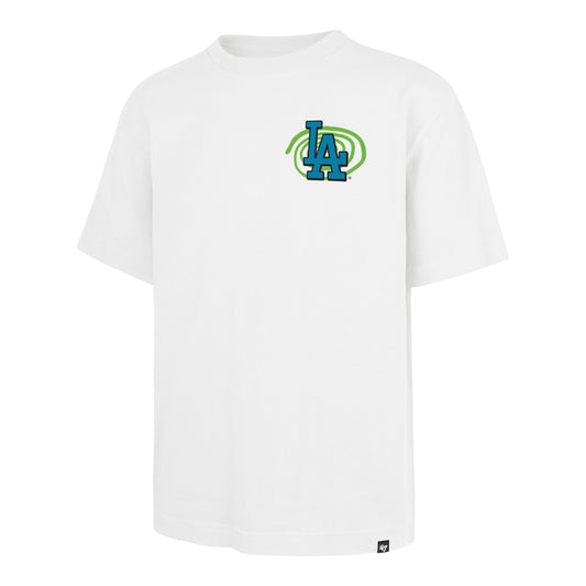 LOS ANGELES DODGERS PSYCHEDELICA '47 FOUNDATION TEE WHITE