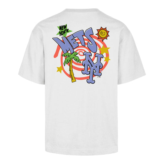 NEW YORK METS PSYCHEDELICA '47 FOUNDATION TEE WHITE