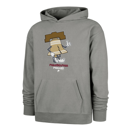 PHILADELPHIA PHILLIES CARTOON '47 FOUNDATION HOOD WOLF GREY