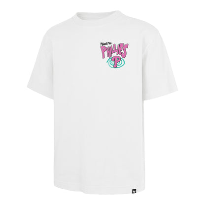 PHILADELPHIA PHILLIES PSYCHEDELICA '47 FOUNDATION TEE WHITE