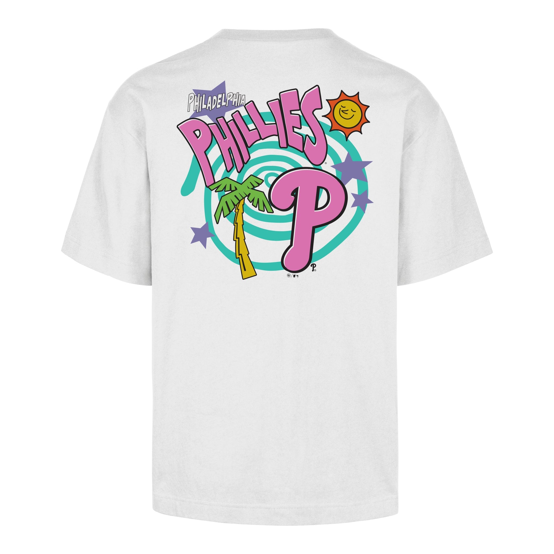 PHILADELPHIA PHILLIES PSYCHEDELICA '47 FOUNDATION TEE WHITE
