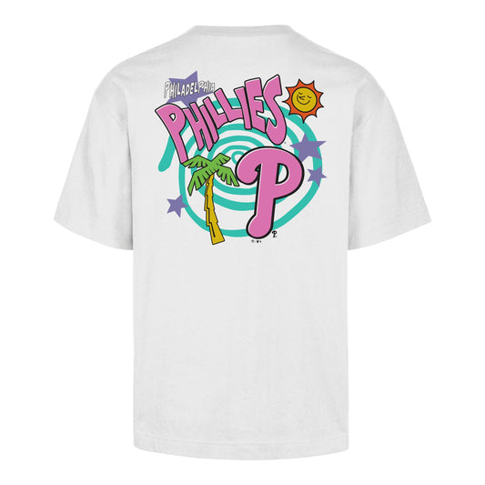 PHILADELPHIA PHILLIES PSYCHEDELICA '47 FOUNDATION TEE WHITE