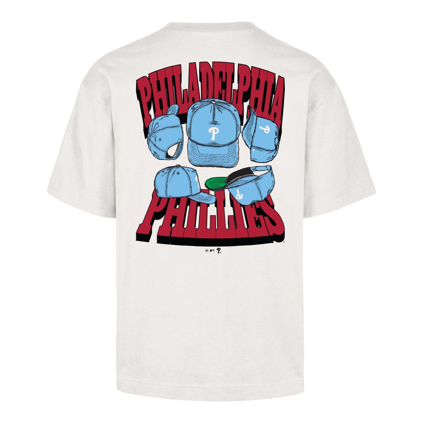 PHILADELPHIA PHILLIES CAP SHADOW '47 FOUNDATION TEE SANDSTONE