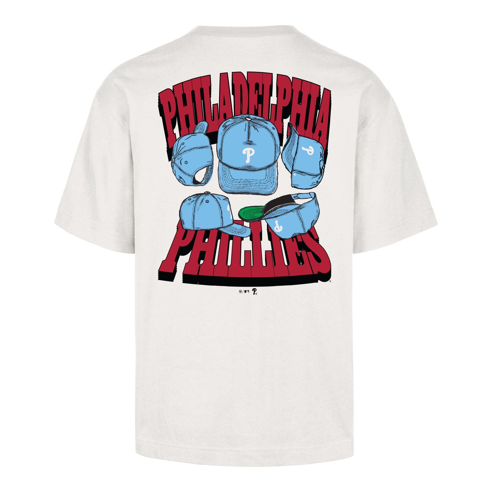 PHILADELPHIA PHILLIES CAP SHADOW '47 FOUNDATION TEE SANDSTONE