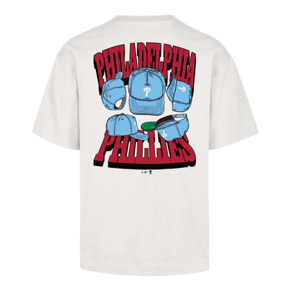 PHILADELPHIA PHILLIES CAP SHADOW '47 FOUNDATION TEE SANDSTONE