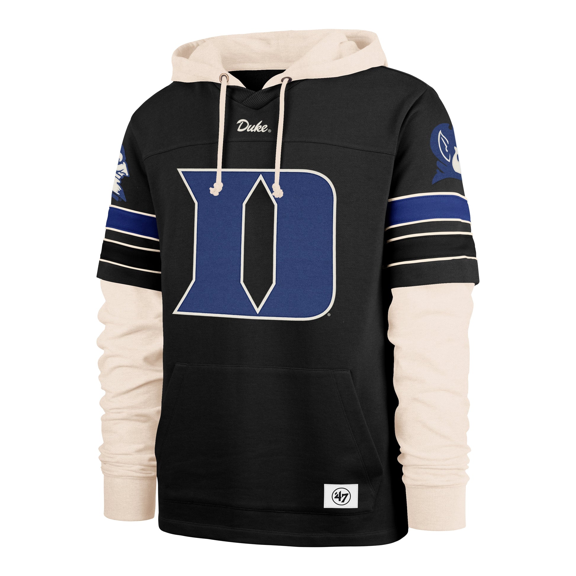 DUKE BLUE DEVILS SPLIT ZONE '47 CORNERBCK DUO LACER FLINT BLACK