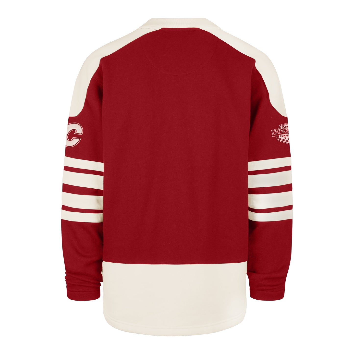 CALGARY FLAMES SWEEP CHECK '47 ETERNAL LACER RED