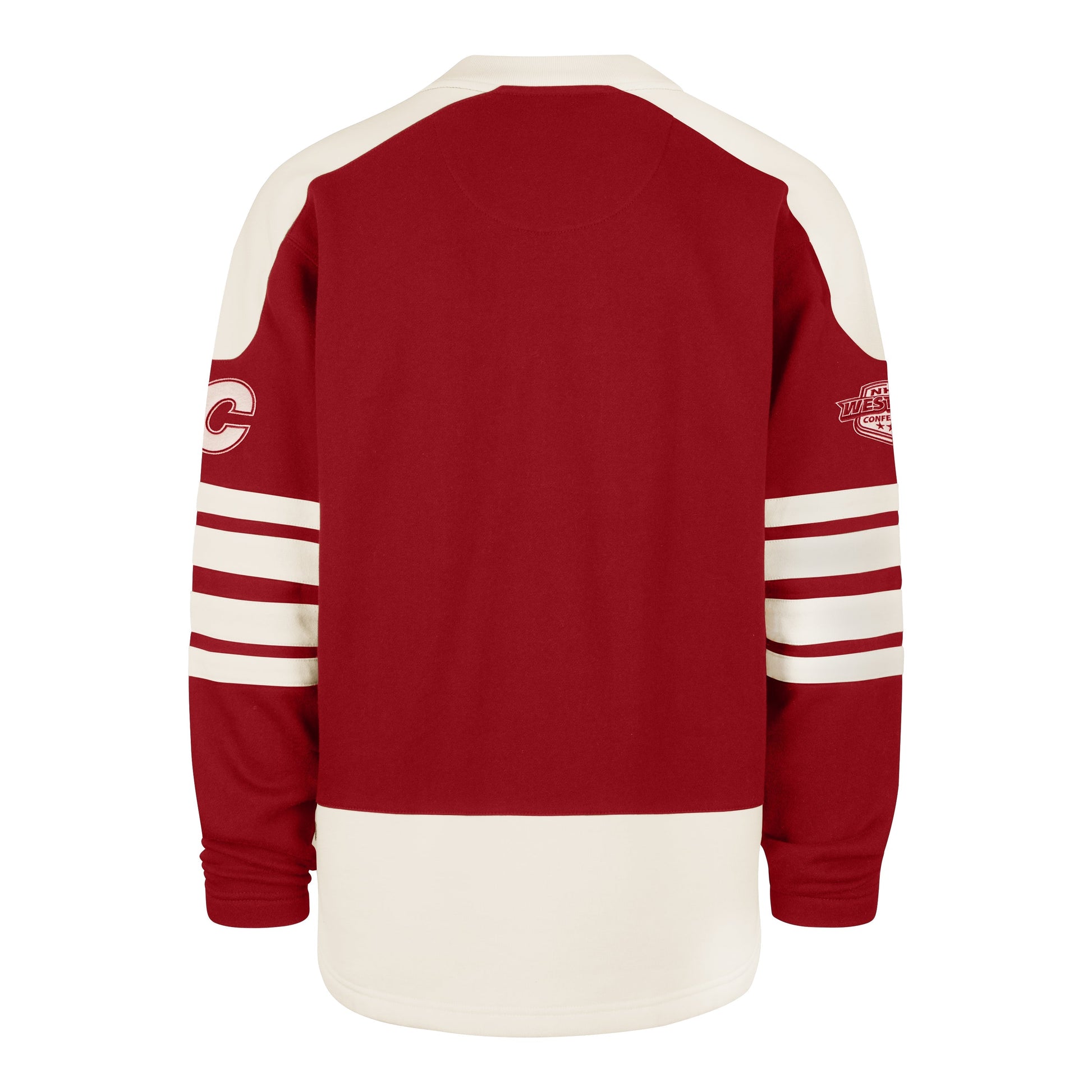 CALGARY FLAMES SWEEP CHECK '47 ETERNAL LACER RED