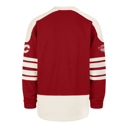 CALGARY FLAMES SWEEP CHECK '47 ETERNAL LACER RED