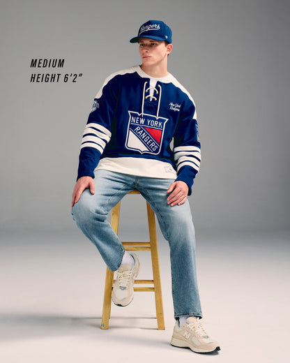 NEW JERSEY DEVILS SWEEP CHECK '47 ETERNAL LACER JET BLACK