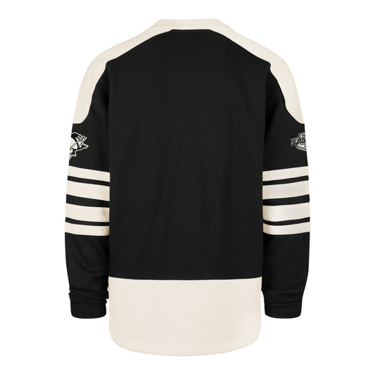 PITTSBURGH PENGUINS SWEEP CHECK '47 ETERNAL LACER JET BLACK