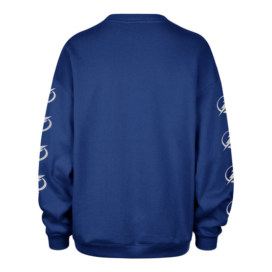 TAMPA BAY LIGHTNING GO BIG '47 OVERSIZED CREW WOMENS ROYAL
