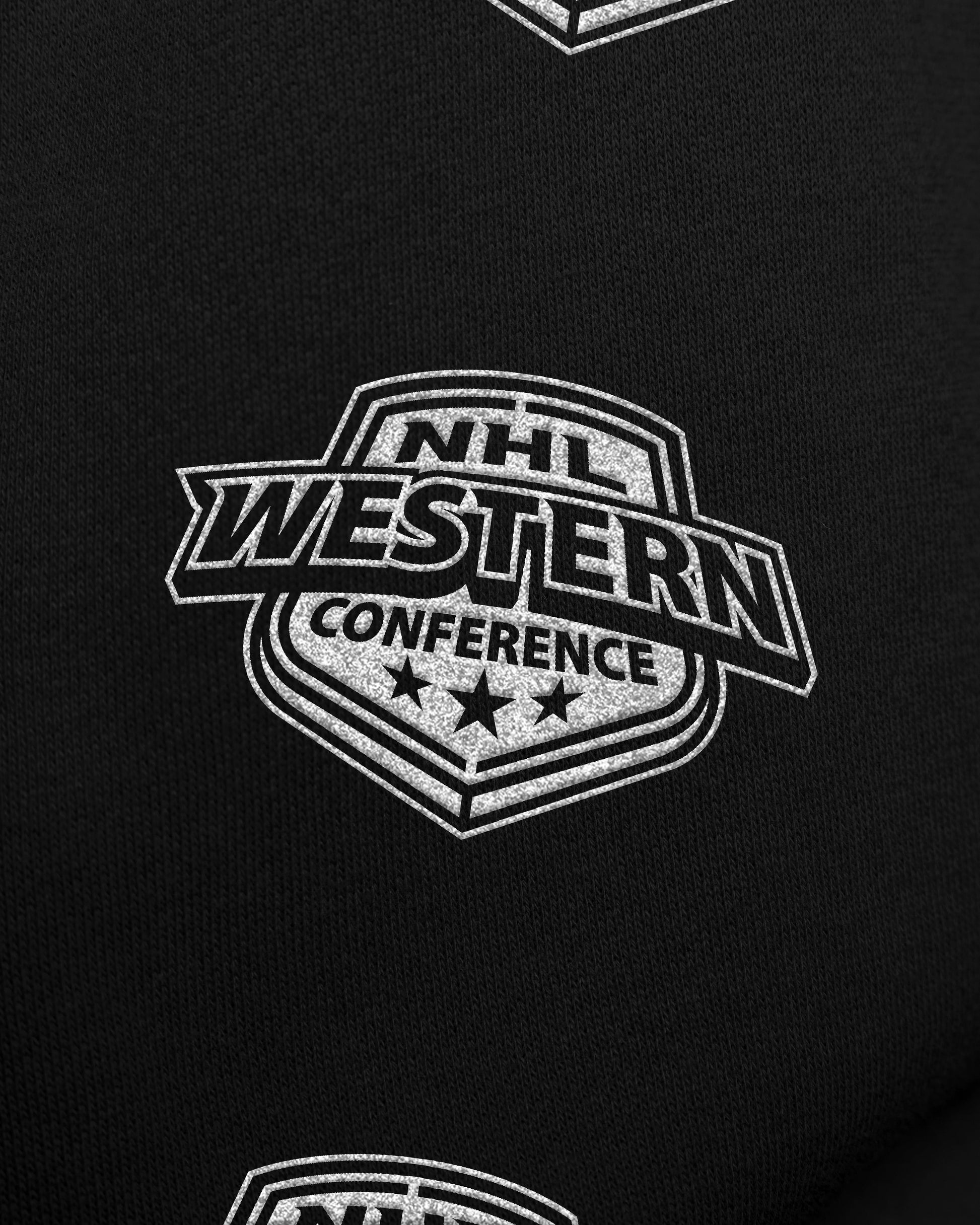 VEGAS GOLDEN KNIGHTS GO BIG '47 OVERSIZED CREW WOMENS JET BLACK