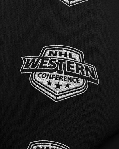 VEGAS GOLDEN KNIGHTS GO BIG '47 OVERSIZED CREW WOMENS JET BLACK