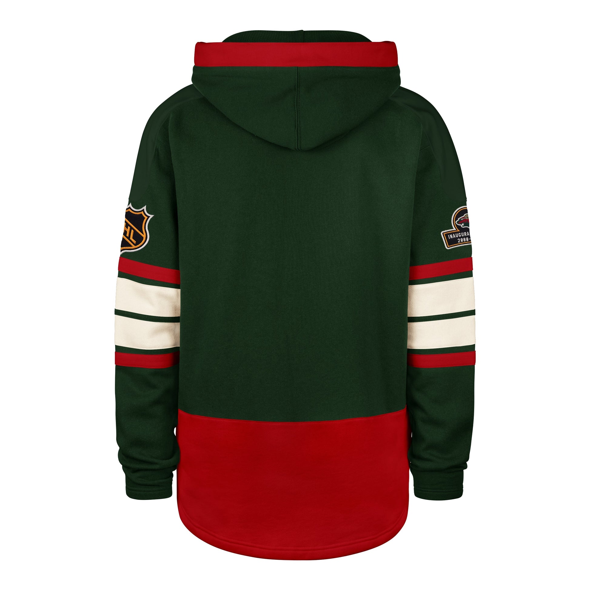 OLD TIME HOCKEY MINNESOTA WILD VINTAGE PUCK DROP DUAL '47 HERITAGE LACER DARK GREEN