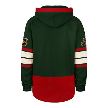 OLD TIME HOCKEY MINNESOTA WILD VINTAGE PUCK DROP DUAL '47 HERITAGE LACER DARK GREEN