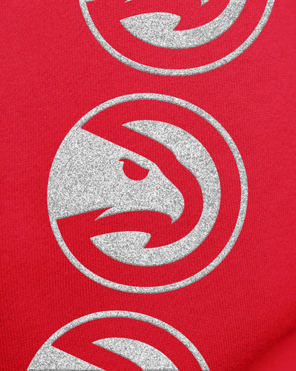 ATLANTA HAWKS GO BIG '47 OVERSIZED CREW WOMENS RED